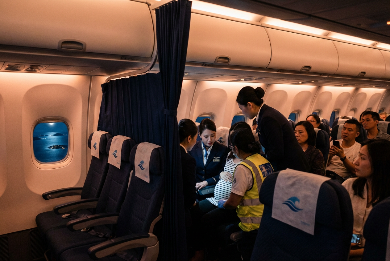 Stunning Midair Birth Sparks Citizenship Fight