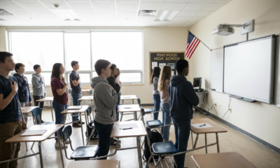 A Sudden Shift Brings Pledge Back to Maine High School Classrooms