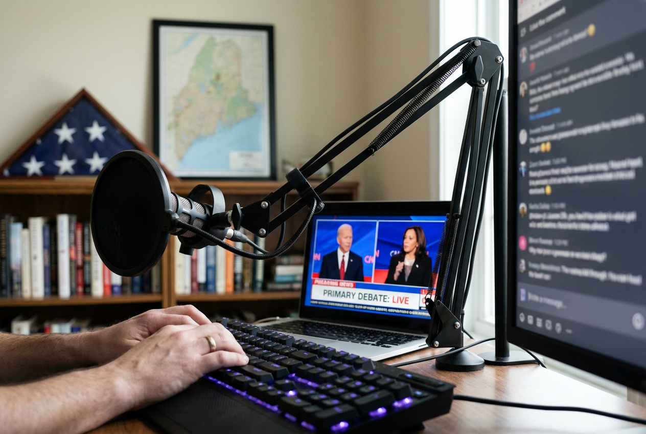 Controversial Streamer’s Endorsement Fuels Maine Democrats’ Primary Divide
