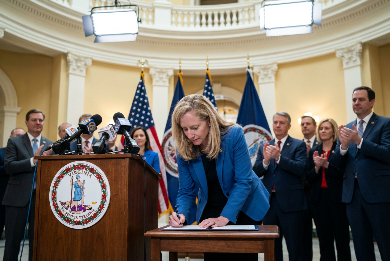 Virginia Governor Claims Credit for Business Deals Secured by Her Predecessor