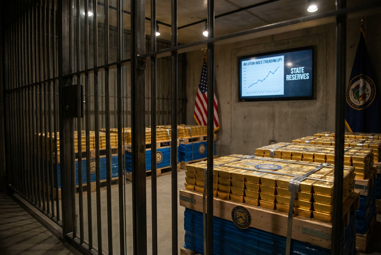 States Rush to Stockpile Gold Amid Inflation Surge and Debt Concerns