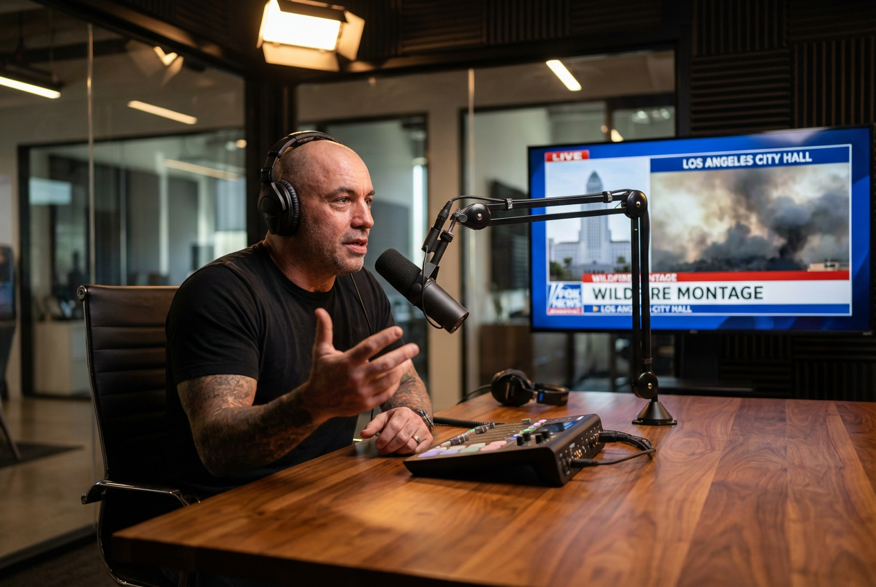 Joe Rogan's Wildfire-Inspired End oursment Shakes Up LA Mayor Race