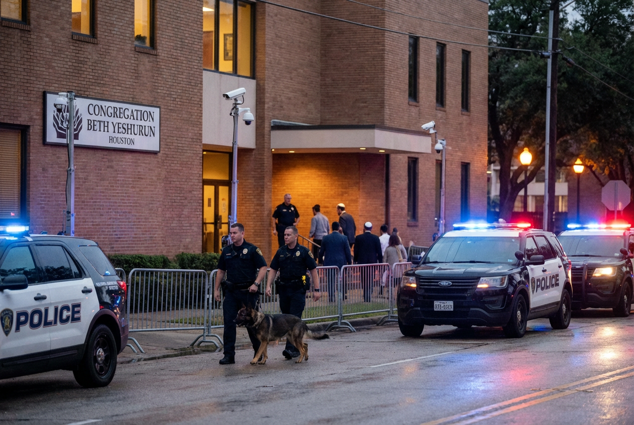 Authorities Foil Alleged Plot Targeting Texas Synagogue During Key Holiday Wil岁月