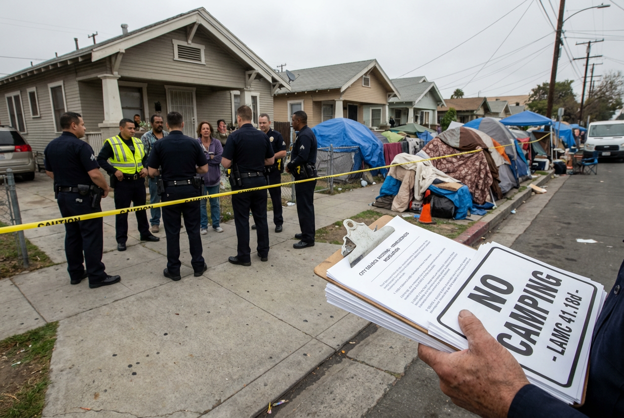 Councilwoman's Homeless Camp Stance Ignites LA Political Firestorm Over ViolenceA Socialist City Leader Opposes Cleaning a Violent Homeless Encampment Word count: 8. sparks curiosity about who had the audacity to do such a thing, political impact, and ARA but doesn't reveal names or details. Yes, that works. The article is about Raman opposing the cleanup. To avoid revealing actor if it's the core, but the strategy says avoid giving away the main decision or actor if that's the core reveal, but the article already names them. The goal is to spark curiosity. Another: LA Mayor's Challenger Defends Homeless Camps Amid Violence Allegations 9 words. But maybe stick with first. "Socialist Challenger Sparks Outrage by Blocking Violent Encampment Removal" 10 words. Yes.Socialist City Leader Blocks Removal of Violent Homeless Encampment Despite Backlash